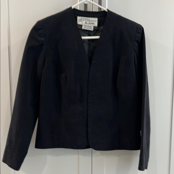 Vintage Black Women's Jacket UltraSuede 6P or 8P - Picture 1 of 4